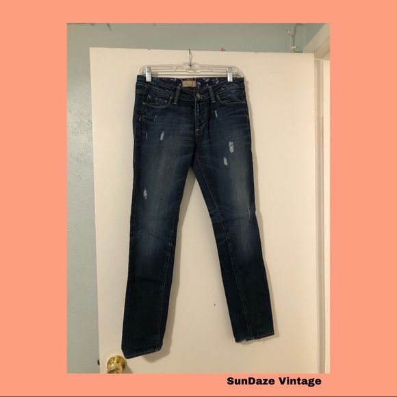 🦋 90s DISTRESSED LOW RISE JEANS 🦋 - Picture 2 of 6